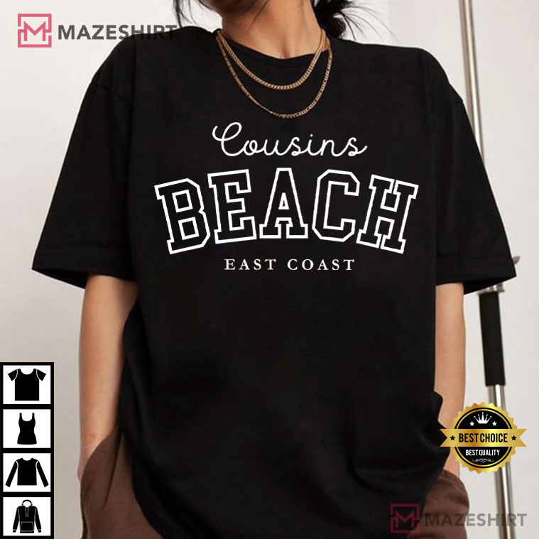 Cousins Beach East Coast The Summer I Turned Pretty Movie T-Shirt Cousins Beach East Coast The Summer I Turned Pretty Movie T-Shirt