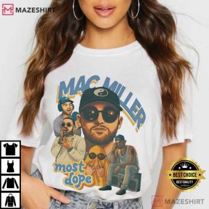 Mac Miller Most Dope Hip Hop Vintage Graphic T Shirt (3)