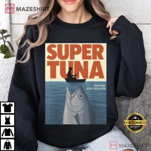 Super Tuna Starring Kim Seokjin BTS Kpop Music T Shirt (4)