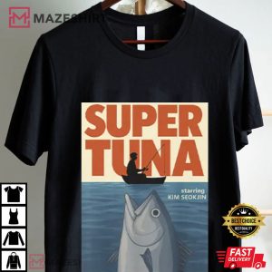 Super Tuna Starring Kim Seokjin BTS Kpop Music T Shirt (1)