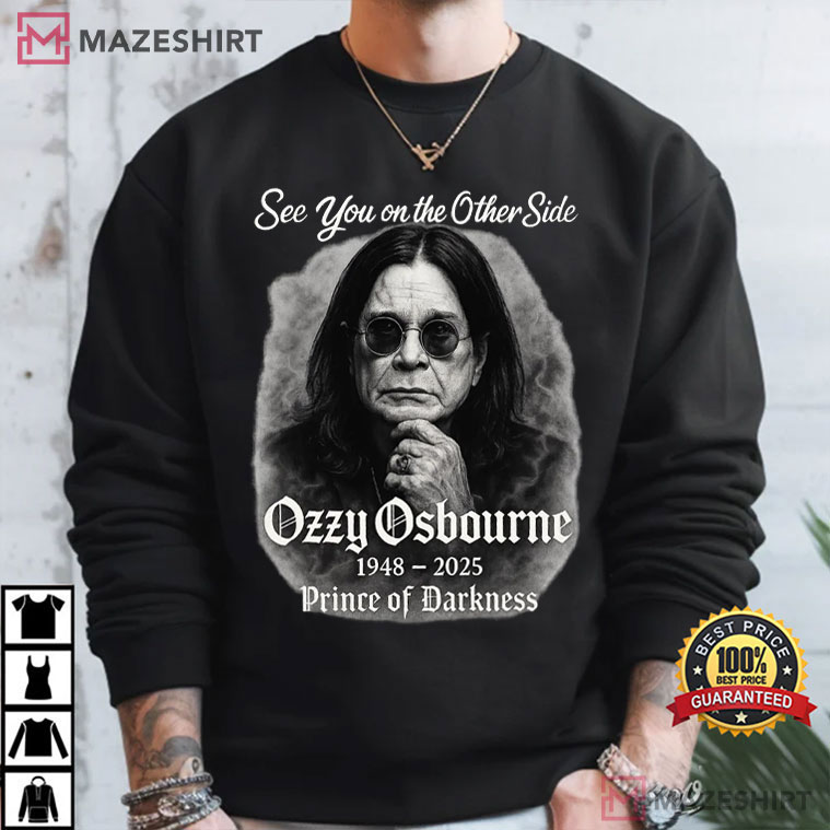 See You On The Other Side RIP Ozzy Osbourne Music Fan T-Shirt See You On The Other Side RIP Ozzy Osbourne Music Fan T-Shirt