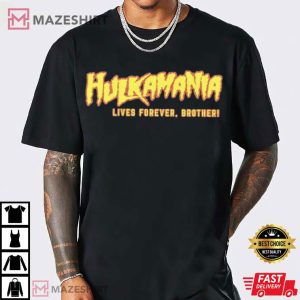 Hulkamania Live Forever Brother WWE Wrestler T Shirt (3)