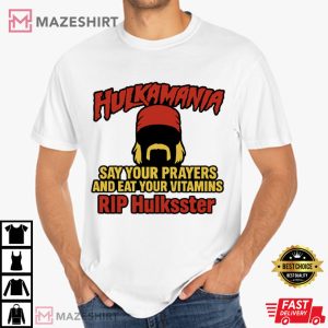 RIP Hulk Hogan Hulkamania Tribute Wrestling Legend T Shirt (4)