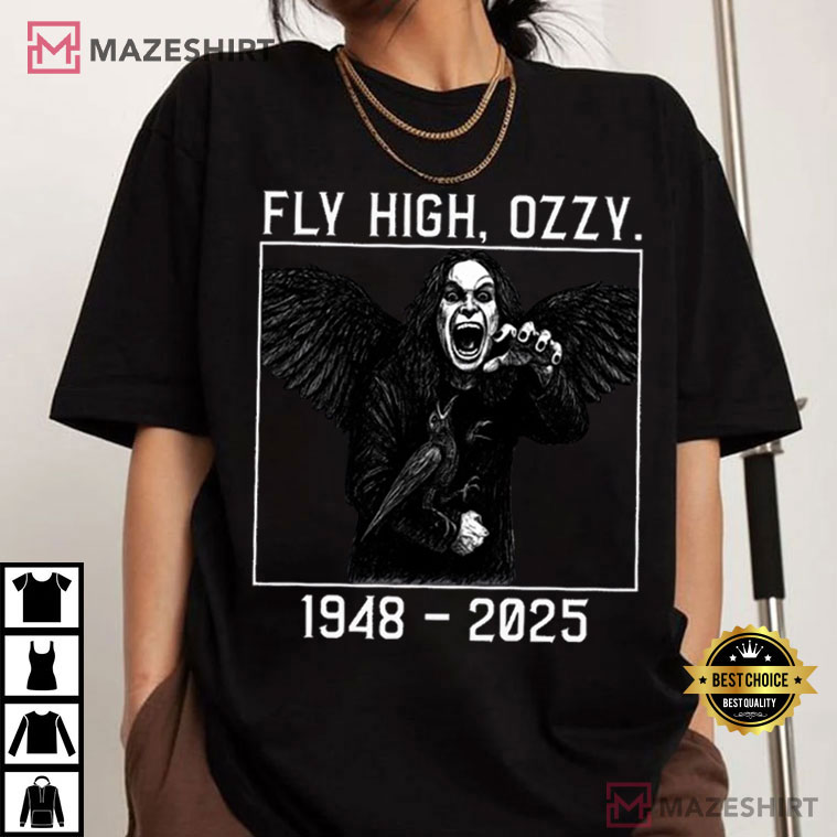 RIP Ozzy Osbourne Black Sabbath Fan Gift Metal Rock T-Shirt RIP Ozzy Osbourne Black Sabbath Fan Gift Metal Rock T-Shirt