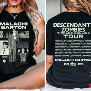 Disney Malachi Barton Descendants Zombies Worlds Collide Tour T Shir