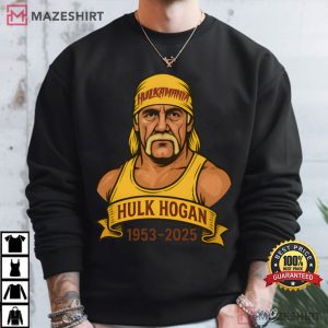 Hulk Hogan Hulkamania Tribute Wrestling Legend Memorial 1953 2025 T Shirt (4)