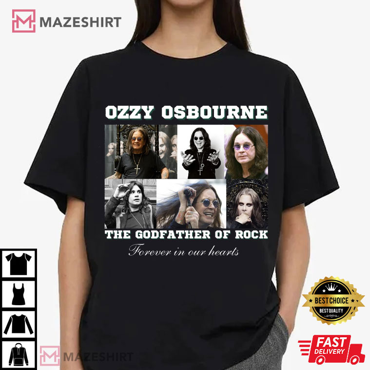 Ozzy Osbourne The Godfather Of Rock Prince Of Darkness Fan Gift T-Shirt Ozzy Osbourne The Godfather Of Rock Prince Of Darkness Fan Gift T-Shirt