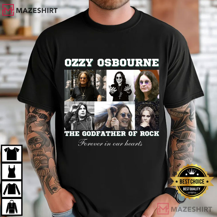 Ozzy Osbourne The Godfather Of Rock Prince Of Darkness Fan Gift T-Shirt Ozzy Osbourne The Godfather Of Rock Prince Of Darkness Fan Gift T-Shirt