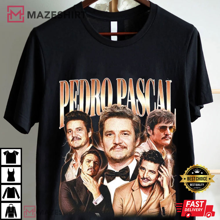 Pedro Pascal Actor Movie Vintage Bootleg Fan Gift T-Shirt Pedro Pascal Actor Movie Vintage Bootleg Fan Gift T-Shirt