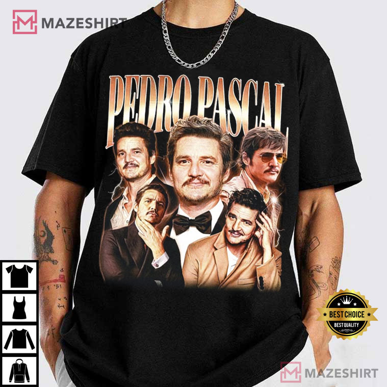 Pedro Pascal Actor Movie Vintage Bootleg Fan Gift T-Shirt Pedro Pascal Actor Movie Vintage Bootleg Fan Gift T-Shirt