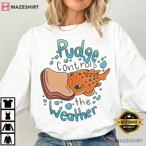 Disney Lilo And Stitch Pudge Controls The Weather Matching T Shirt ( (3)