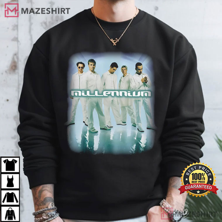 Backstreet Boys Millennium Logo 90s Boy Band Fan Gift T-Shirt Backstreet Boys Millennium Logo 90s Boy Band Fan Gift T-Shirt