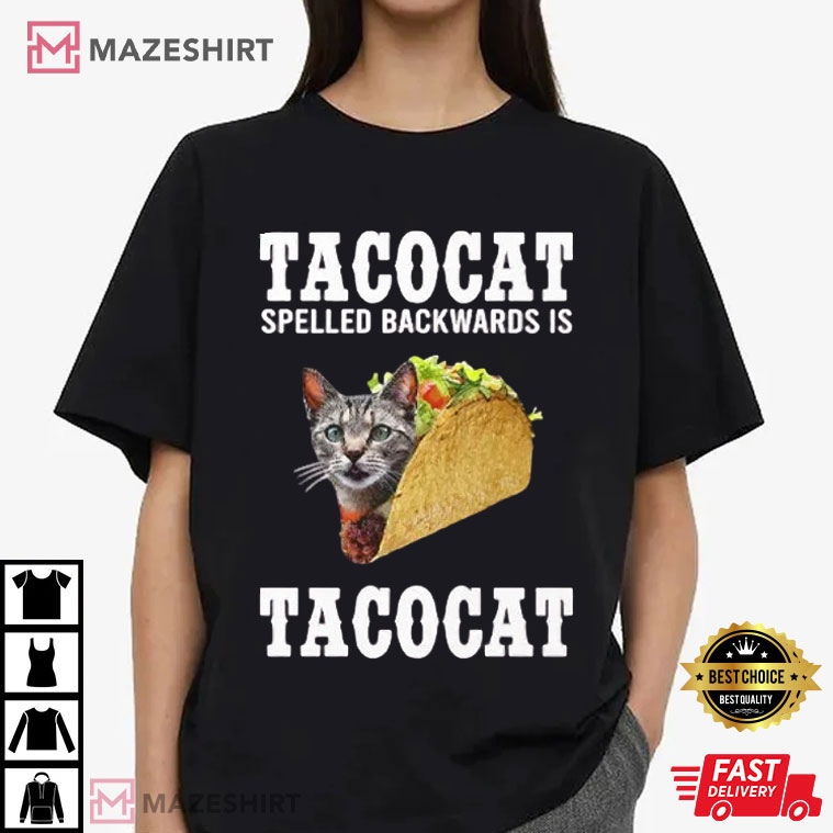 Joe Burrow Tacocat Spelled Backwards Is Tacocat Funny T-Shirt Joe Burrow Tacocat Spelled Backwards Is Tacocat Funny T-Shirt