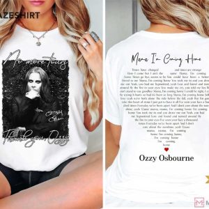 RIP Ozzy Osbourne No More Tour Tribute Mama I'm Coming Home T Shirt (1)