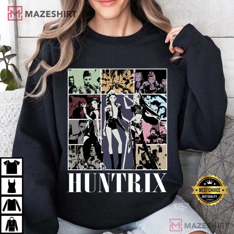 Kpop Demon Hunters Huntrix Girl Kpop Idol Group T-Shirt Kpop Demon Hunters Huntrix Girl Kpop Idol Group T-Shirt