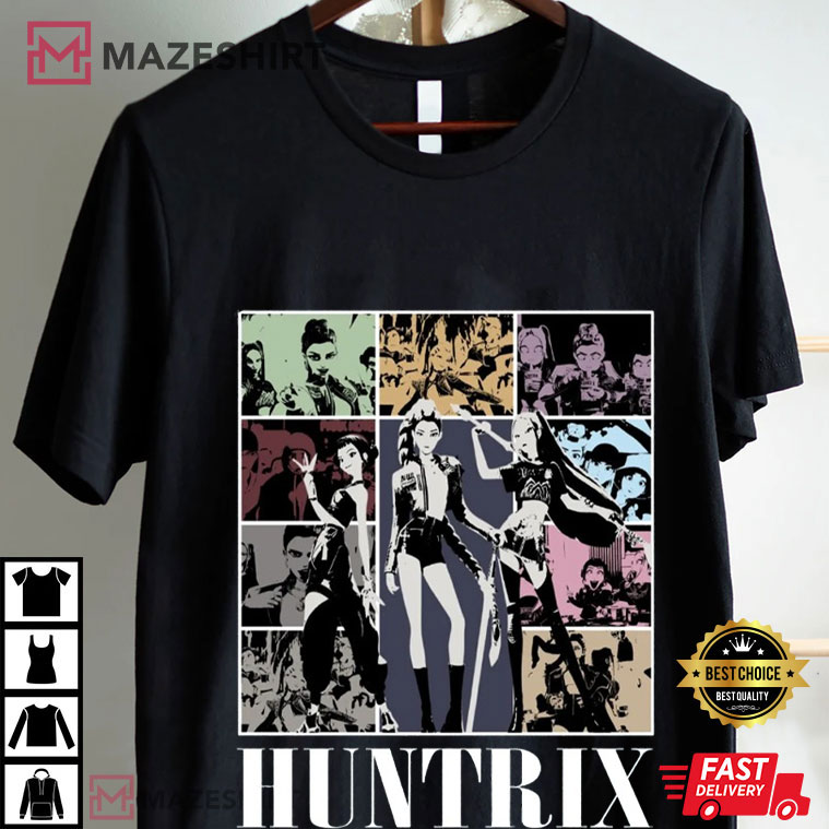 Kpop Demon Hunters Huntrix Girl Kpop Idol Group T-Shirt Kpop Demon Hunters Huntrix Girl Kpop Idol Group T-Shirt