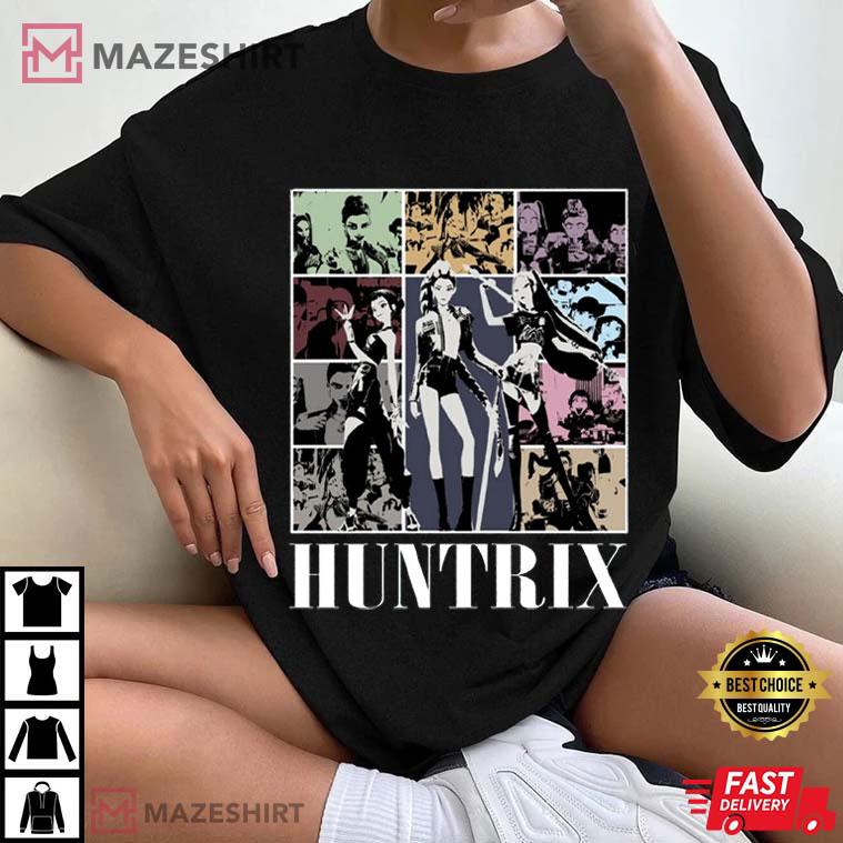 Kpop Demon Hunters Huntrix Girl Kpop Idol Group T-Shirt Kpop Demon Hunters Huntrix Girl Kpop Idol Group T-Shirt