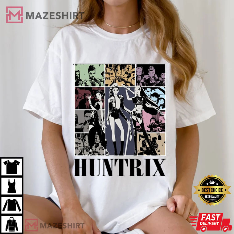 Kpop Demon Hunters Huntrix Girl Kpop Idol Group T-Shirt Kpop Demon Hunters Huntrix Girl Kpop Idol Group T-Shirt