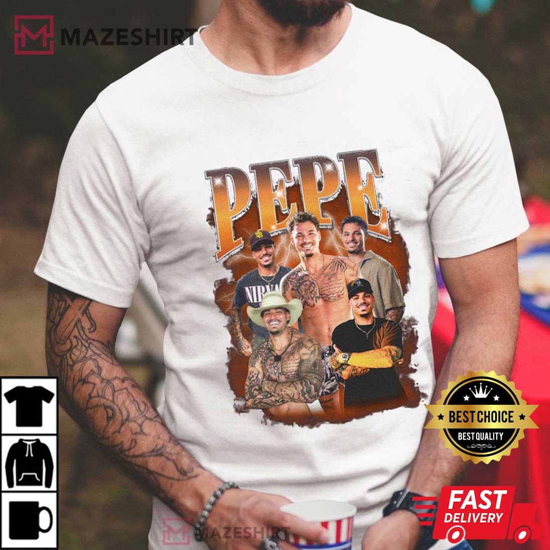 Pepe Garcia Love Island USA Nicolandria Vintage T-Shirt Pepe Garcia Love Island USA Nicolandria Vintage T-Shirt