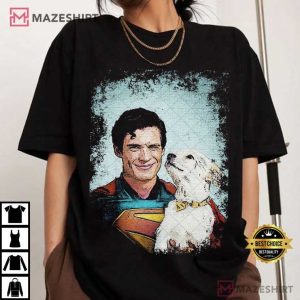 Clark Kent And Krypto Dog Superhero Movie Limited Vintage T Shirt (1 (3)