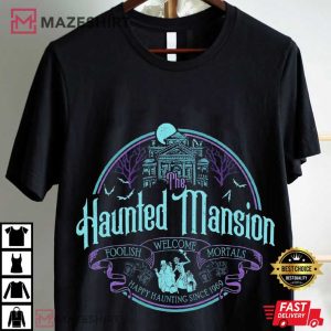The Haunted Mansion Hitchhiking Ghosts Madame Leota Disney Movie T Shi (1)