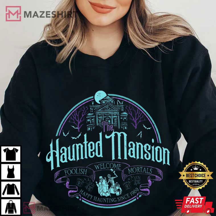 The Haunted Mansion Hitchhiking Ghosts Madame Leota Disney Movie T-Shirt The Haunted Mansion Hitchhiking Ghosts Madame Leota Disney Movie T-Shirt