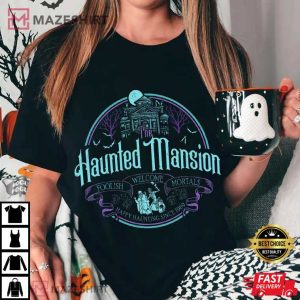 The Haunted Mansion Hitchhiking Ghosts Madame Leota Disney Movie T S