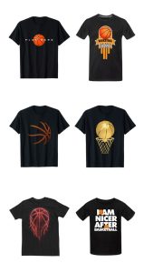 basketball graphic T Shirts