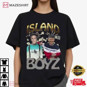 Island Boyz Donald Trump And Jeffrey Epstein Funny Meme T Shirt (3)