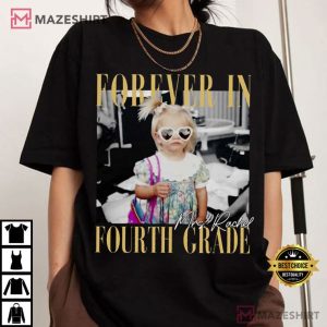 Forever In Fourth Grade Personalised Custom Teacher Gift T Shirt (2)