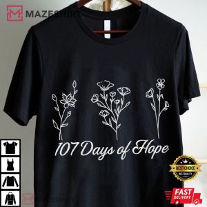 Kamala Harris 107 Days Of Hope Floral Hope Political Memoir T Shirt (1)