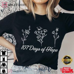 Kamala Harris 107 Days Of Hope Floral Hope Political Memoir T-Shirt