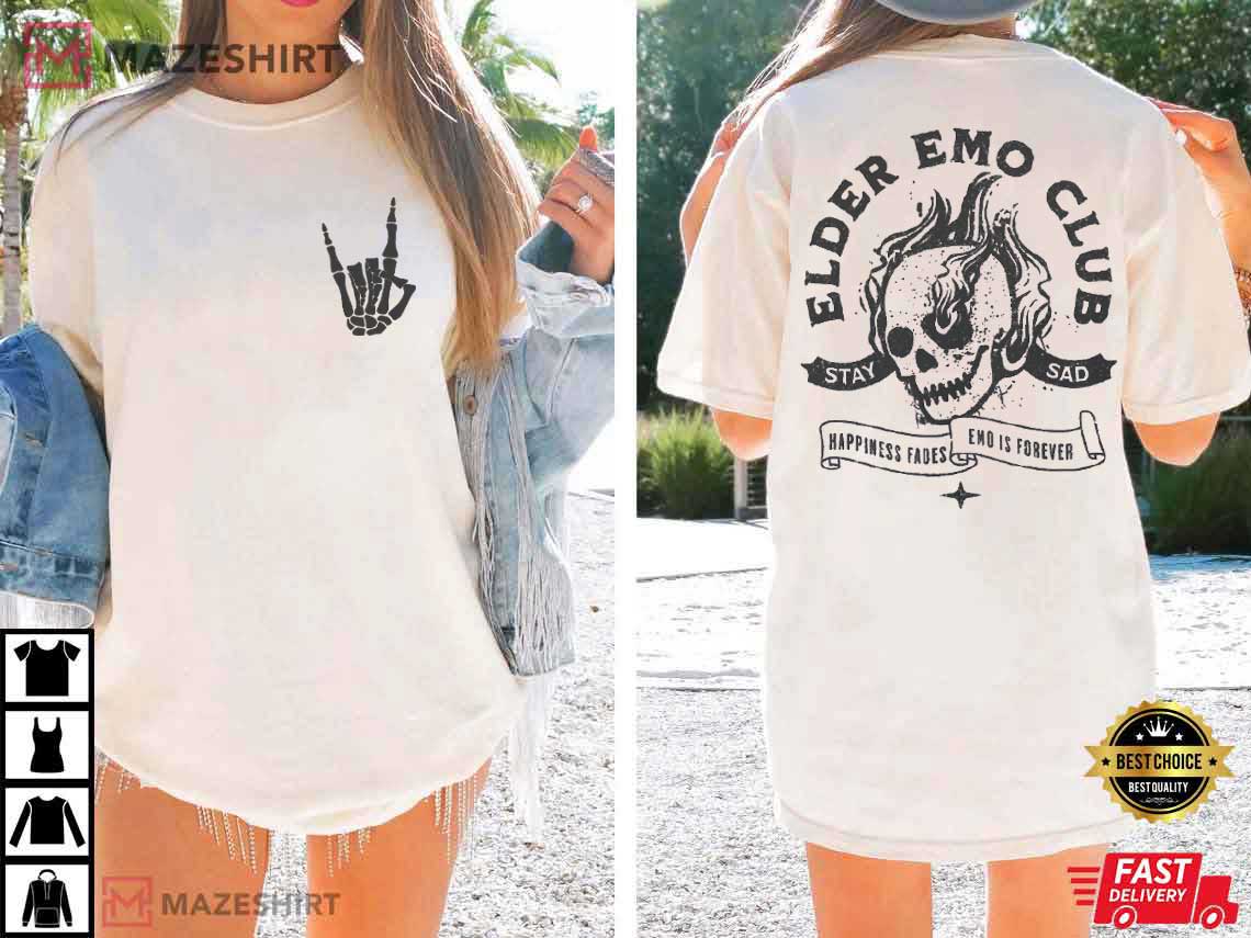 Elder Emo Club When We Were Young Festival Goth T-Shirt Elder Emo Club When We Were Young Festival Goth T-Shirt