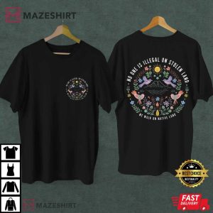 Anti Trump No One Is Illegal On Stolen Land Native American T Shirt (1)