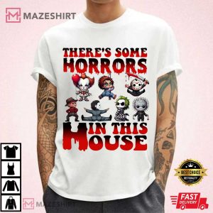 There's Some Horrors In This House Funny Scary Movie Character Hallow