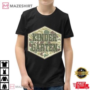 Back To School Camo School Kindergarten Custom T-Shirt