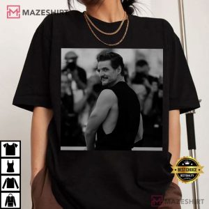Pedro Pascal Tribute Celebrity Movie Retro Fan Gift T Shirt (2)