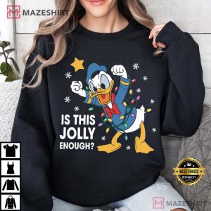 Is This Jolly Enough Disney Donald Duck Christmas Party T Shirt (4)