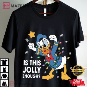 Is This Jolly Enough Disney Donald Duck Christmas Party T Shirt (1)