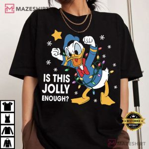 Is This Jolly Enough Disney Donald Duck Christmas Party T-Shirt
