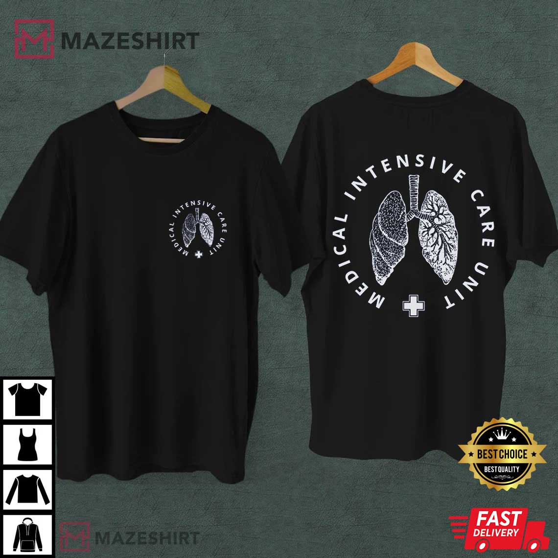 Nurse Medical Intensive Care Unit MICU Respiratory Therapy T-Shirt Nurse Medical Intensive Care Unit MICU Respiratory Therapy T-Shirt