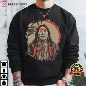 Native American Vintage American Indian Distressed T Shirt (4)