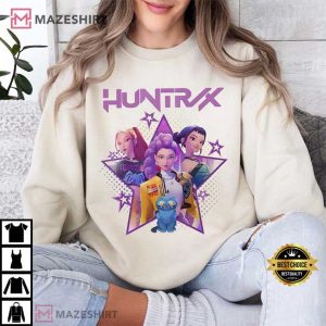 Kpop Demon Hunters Huntrix Rumi Mira And Zoey Movie Fan Gift T Shirt (3)