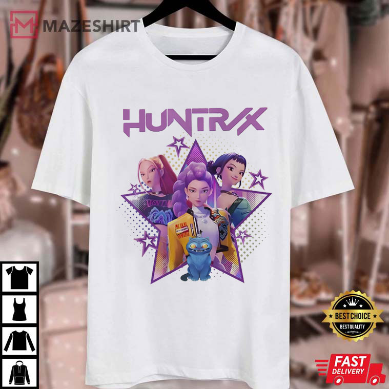 Kpop Demon Hunters Huntrix Rumi Mira And Zoey Movie Fan Gift T-Shirt Kpop Demon Hunters Huntrix Rumi Mira And Zoey Movie Fan Gift T-Shirt