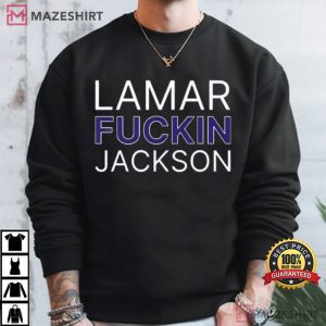 Lamar Fuckin Jackson Baltimore Ravens Football T Shirt (4)
