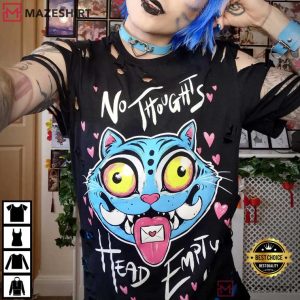 Kpop Demon Hunters Derpy Tiger No Thoughts Head Empty T Shirt (3)