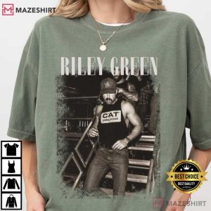 Vintage Riley Green Concert Nashville Country Music Comfort Colors T Shirt (2)