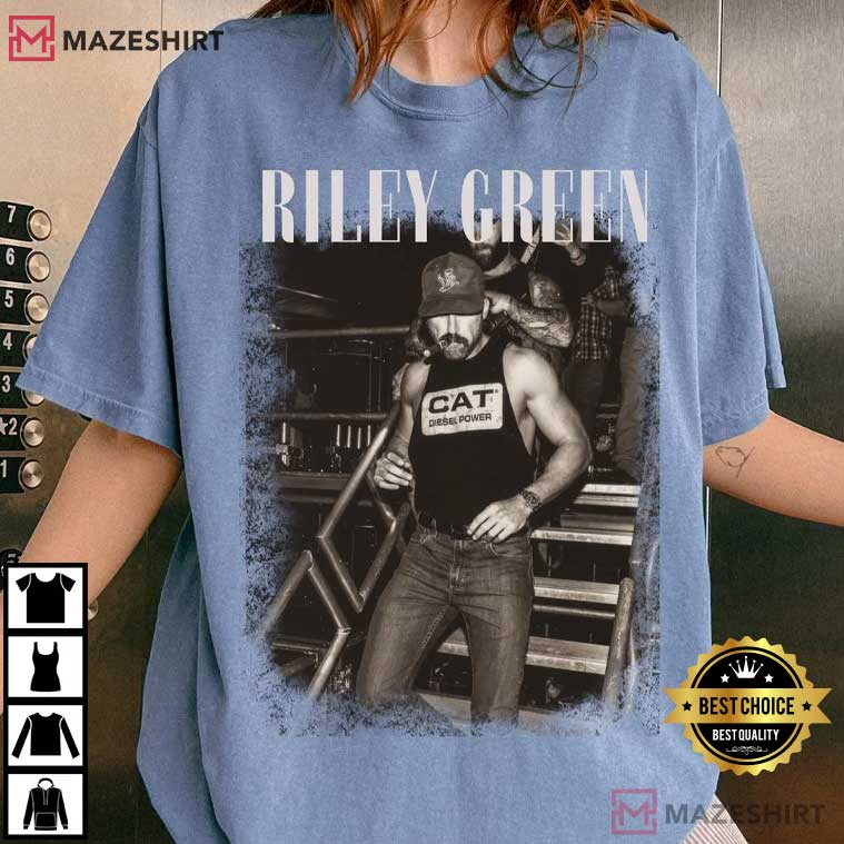 Vintage Riley Green Concert Nashville Country Music Comfort Colors T-Shirt