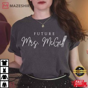 Future Mrs Engagement Gift Bride To Be Fiancee Custom Comfort Colors T-Shirt