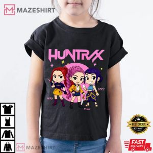 Huntrix KPop Demon Hunters Kids Back To School Kindergarten Teacher T-Shirt